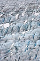 Gletschereis und Gletscherspalten des Salmon-Gletscher