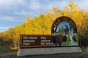 Elk Island Nationalpark - Eingang, Kanada - Canada, Elk Island Nationalpark - Entrance