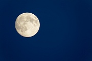 Vollmond am Nachthimmel, Schleswig-Holstein  -  Deutschland, Full moon in the night sky