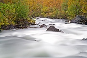 Stromschnellen am Fluss Nakeraetno - (Sami: Nagireatnu), Abisko-Nationalpark  -  Norrbottens Laen, White water rapids at Nakeraetno-River - (Sami: Nagireatnu)